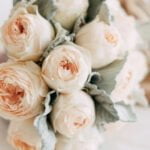 Bukiet slubny z różą Emma Woodhouse