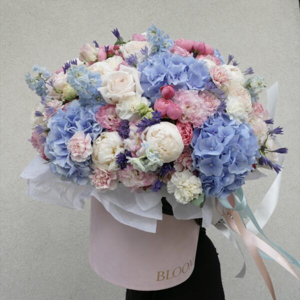kwiaty w pudelku, flowerbox