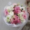 pastelowy bukiet kwiatów