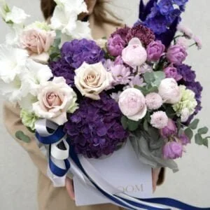 flowerbox fioletowy