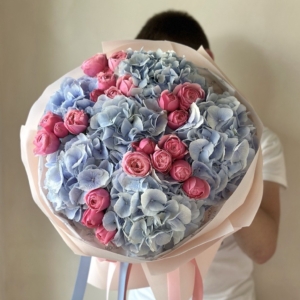 Bukiet Pink & Blue m