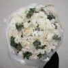 biały bukiet z dostawą w warszawie kwiaty