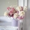 flowerbox z piwonii hortensji
