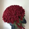 czerwona roza 80cm 101
