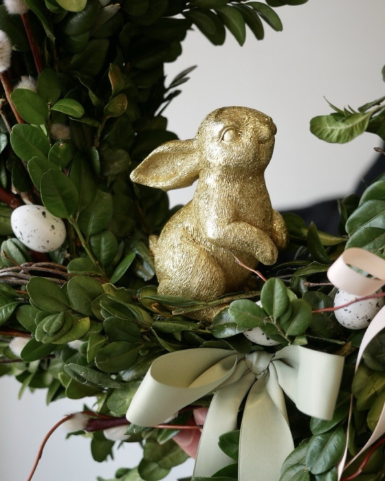 Golden Bunny wianek