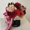 flowerbox falling of autumn