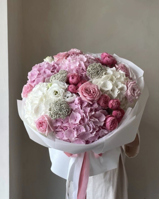 pink and white