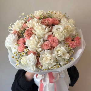 Bukiet dnia peach