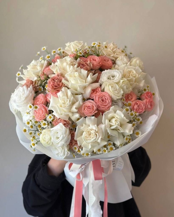 Bukiet dnia peach