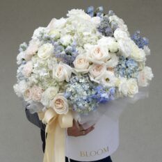flower box niebieski