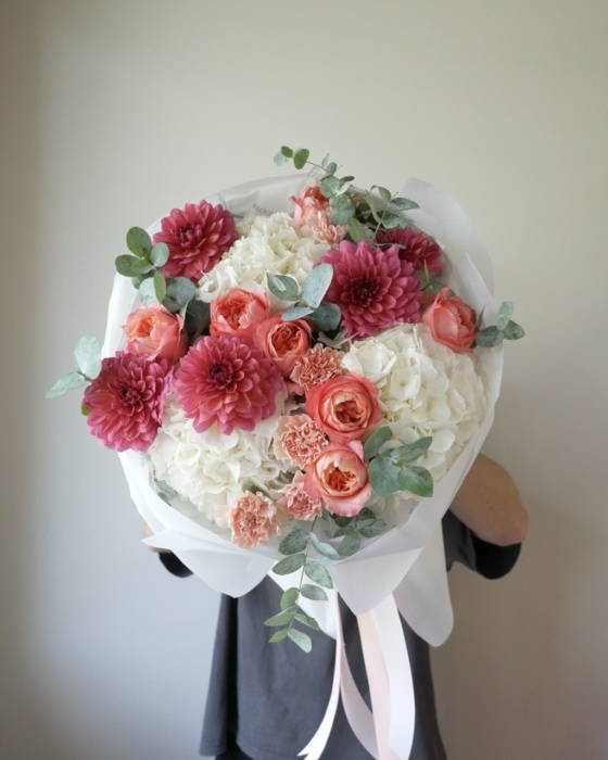 Bukiet Coral Romance medium