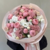 piwonia i eustoma bukiet