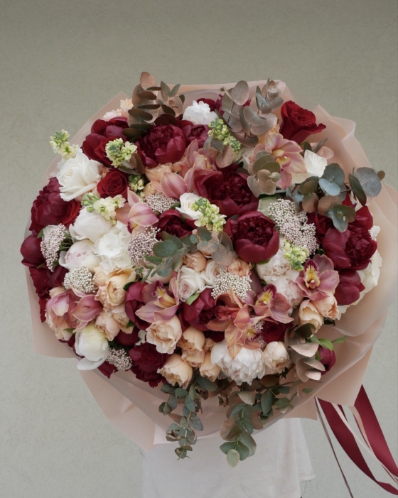 Bukiet Burgundy Bliss Grande size
