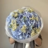 Bukiet z hortensją, rumiankiem i oksypetalum small