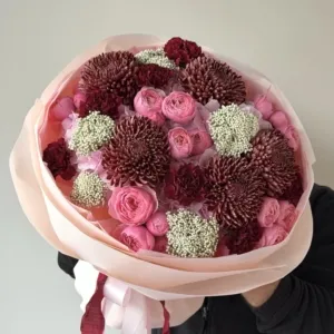 Bukiet Burgundy Blush tlo