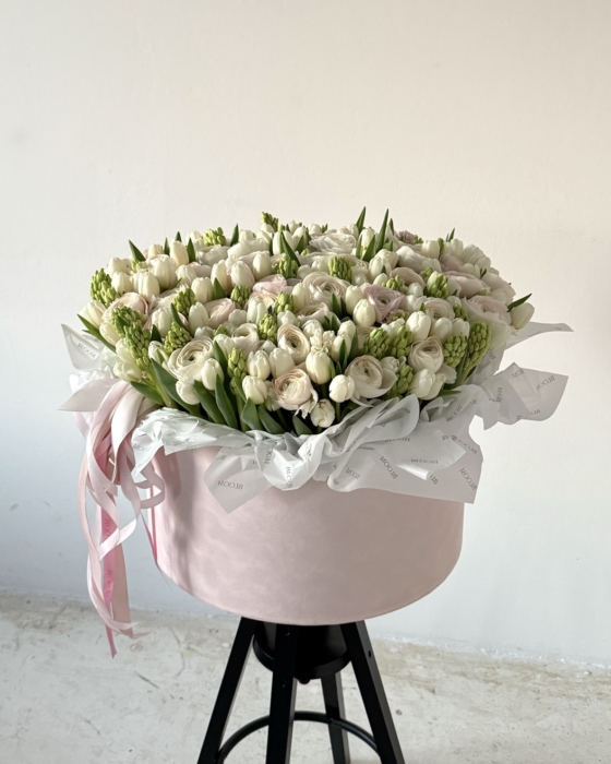 Kwiaty w-pudełku-"Tender-Bloom"