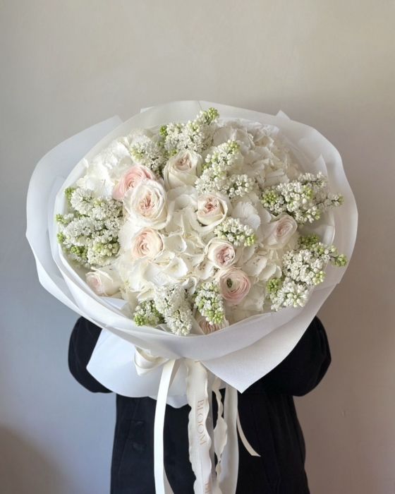Bukiet White lilac medi
