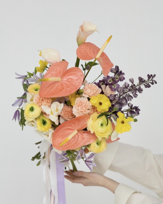Coral & Lavender