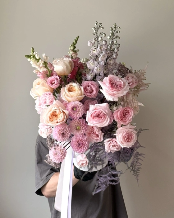 Box-kwiatowy-"Blush -Garden"