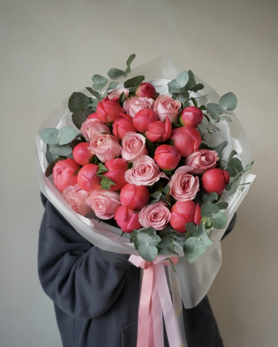 Bukiet "Coral-Bloom"-Medium