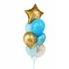 Set balonow urodzinowy blue