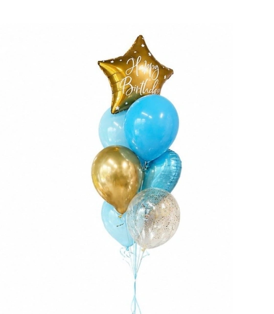 Set balonow urodzinowy blue
