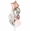 Set balonow urodzinowy pink