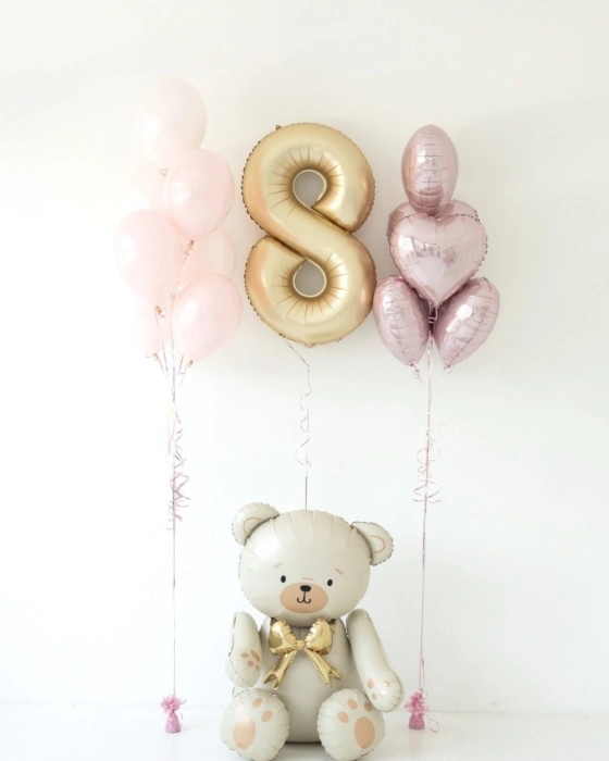 Balon bez helu Bear set