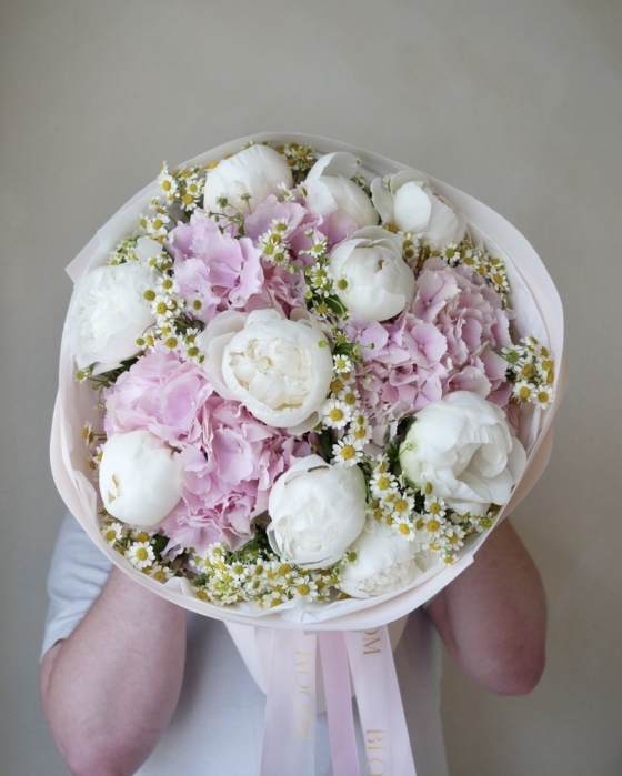 Bukiet Blush Garden medium
